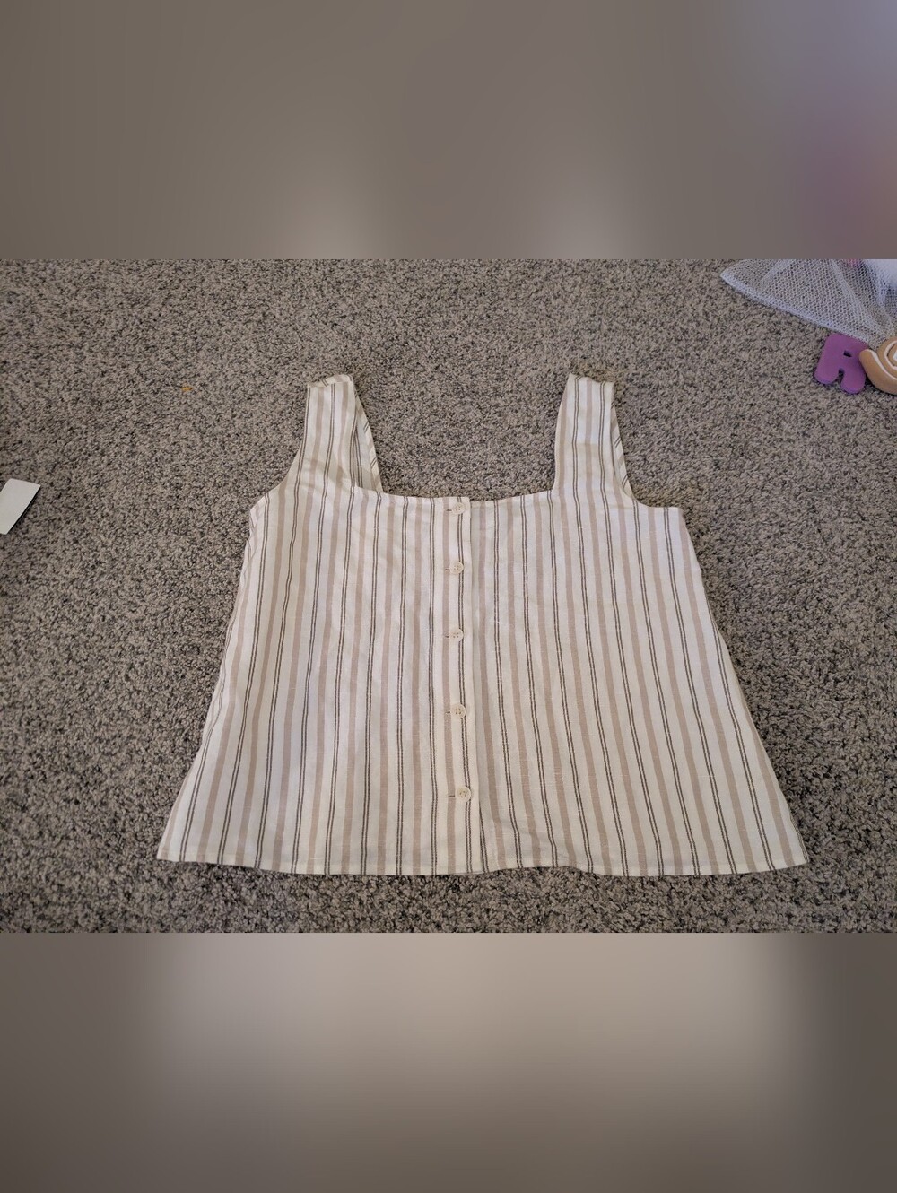 Evereve Square Neck Tank Top